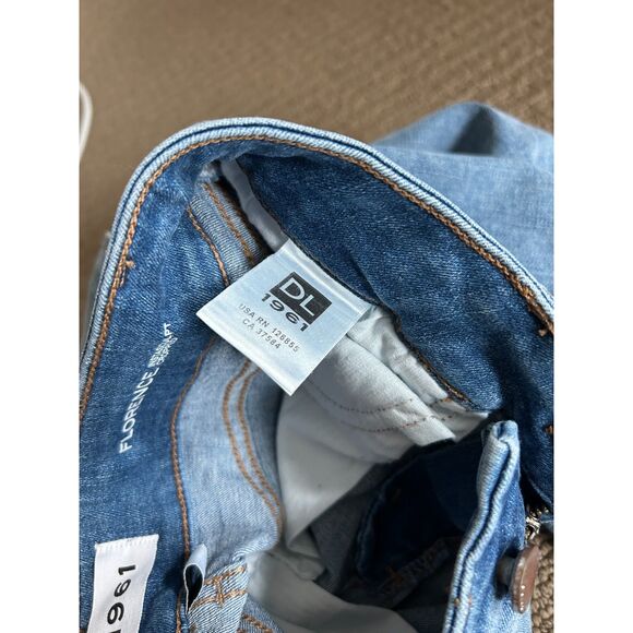DL1961 Florence Instasculpt Cropped New Town Jeans Size 25 - Picture 7 of 8